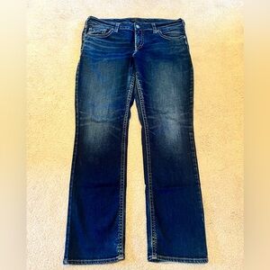 Silver Jeans Co. Dark Blue Denim -Suki Straight